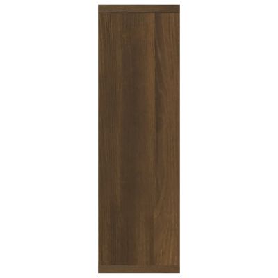 vidaXL Raft de perete, stejar maro, 85x16x52,5 cm, lemn compozit