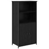 vidaXL Bufet Stejar Negru 62 x 36 x 121,5 cm Lemn prelucrat