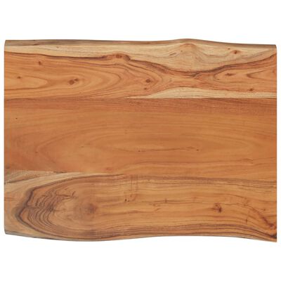 vidaXL Masă laterală 50x40x2,5 cm lemn masiv acacia, margine naturală