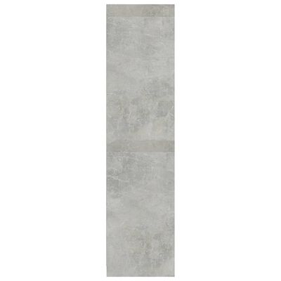 vidaXL Șifonier cu sertare, gri beton, 50x50x200 cm, PAL