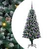 vidaXL Brad de Crăciun artificial Verde 150 cm PVC și Oțel și Plastic