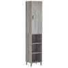 vidaXL Dulap &icirc;nalt, gri sonoma, 34,5x34x180 cm, lemn prelucrat