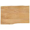 vidaXL Blat masă cu margini naturale, 60x40x2,5 cm, lemn masiv mango