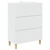 vidaXL Dulap cu sertare Alb 66 x 34,5 x 90 cm Lemn prelucrat