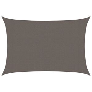 vidaXL P&acirc;nză parasolar, antracit, 3 x 4 m, HDPE, 160 g/m&sup2;