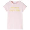 Tricou pentru copii, roz pal, 92