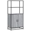 vidaXL Dulap nalt gri Sonoma 68x35x139 cm lemn prelucrat