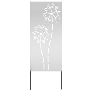 vidaXL Ecran de intimitate pentru grădină Argintiu 50 x 140 cm