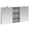 vidaXL Set dulap baie 3 buc. 140 x 14,5 x 70 cm Lemn prelucrat