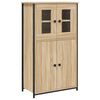 vidaXL Dulap &icirc;nalt, stejar sonoma, 62x32x106,5 cm, lemn prelucrat