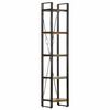 vidaXL Bibliotecă cu 5 rafturi, 40x30x180 cm, lemn masiv reciclat