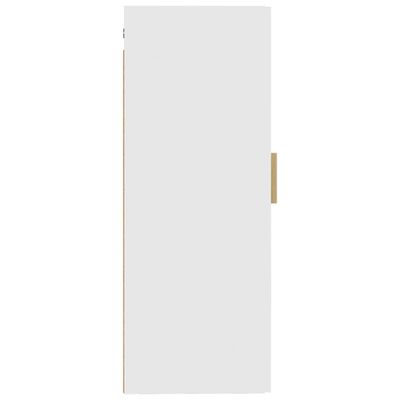 vidaXL Dulap de perete, alb, 35x34x90 cm, lemn prelucrat