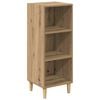 vidaXL Bufet Stejar Artizanal 34,5 x 32,5 x 90 cm Lemn compozit