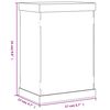 vidaXL Cutie de prezentare, transparent, 17x12x25 cm, acril