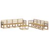 vidaXL Set de canapele de exterior 9 pcs Alb 59 x 59 x 37 cm