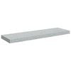 vidaXL Rafturi de perete suspendate,2 buc,gri beton,80x23,5x3,8 cm,MDF