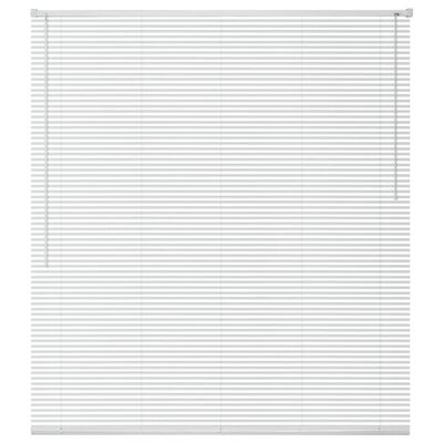 vidaXL Jaluzele de fereastră, aluminiu, 140 x 160 cm, alb