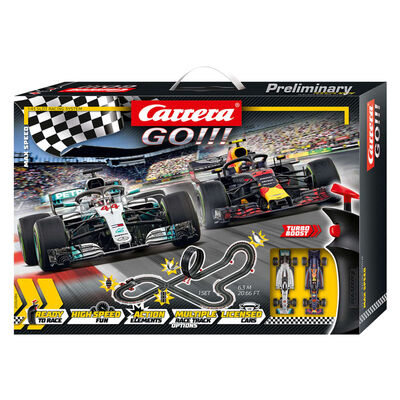 Carrera Set mașinuțe de curse și pistă Max Speed 1:43