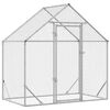 vidaXL Cușcă pentru pui Argintiu 170 x 100 x 177 cm Oțel Galvanizat
