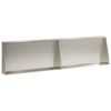 vidaXL Zid de sprijin 2 buc. 80 x 12 x 40 cm Oţel inoxidabil Argintiu
