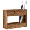 vidaXL Suport pentru umbrele Lemn vechi 65 x 24 x 50 cm Lemn compozit