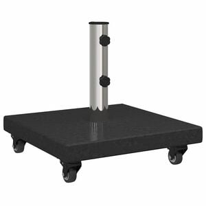vidaXL Bază pentru umbrelă 30kg Negru Granit Pătrat