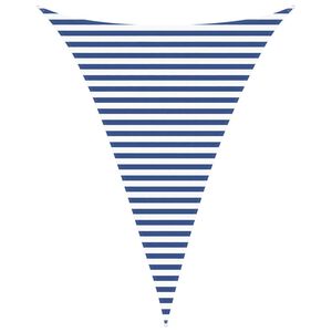 vidaXL P&acirc;nză de umbră Albastru și Alb 3 x 4 x 4 m