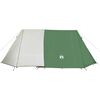 vidaXL Cort de camping pentru 3 persoane, verde, impermeabil