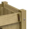 vidaXL Jardiniere de gradina , 2 buc., lemn de pin impregnat