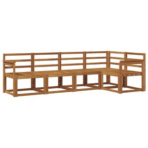 vidaXL Set de canapele de exterior 5 pcs natural