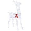 vidaXL Cerb de Crăciun 3D LOVIISA 110 LED-uri Alb rece