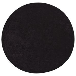 vidaXL Covor lavabil, antracit, &Oslash; 200 cm, anti-alunecare