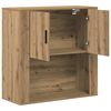 vidaXL Dulap de perete stejar artizanal 80 x 33 x 80 cm Lemn compozit