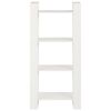 vidaXL Bibliotecă/Separator cameră,alb, 60x35x125 cm, lemn masiv pin