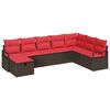 vidaXL Set de canapea 6 buc. poliratan