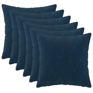vidaXL Husă pentru pernă 6 buc. HEERLEN albastru 30 x 30 cm