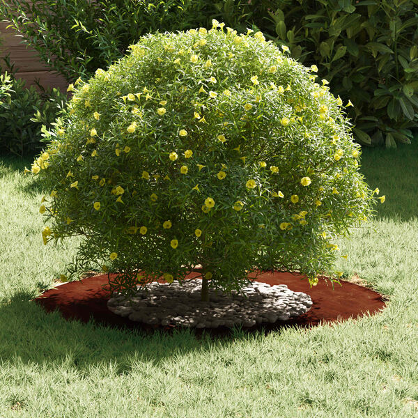 vidaXL potrivit pentru inel de copac plat Maro &Oslash;40 / 70 cm