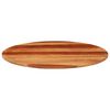 vidaXL Blat de masă rotund, 70 cm, 15-16 mm, lemn masiv de acacia