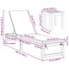 vidaXL Șezlong Maro 202 x 53 x 89 cm Lemn Solid de Acacia