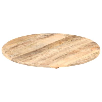 vidaXL Blat de masă, 60 cm, lemn masiv de mango, rotund, 15-16 mm