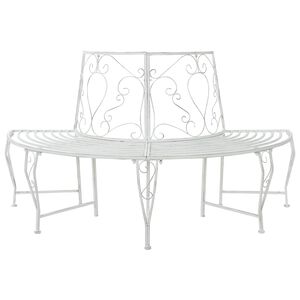 vidaXL Bancă cu arbori 4-Număr de locuri 160 x 80 x 89 cm Oțel