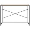 vidaXL Birou de computer, negru/stejar, 110x60x70 cm, lemn prelucrat