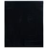 vidaXL Folie pentru fereastră statică, negru mat, 90x2000 cm, PVC