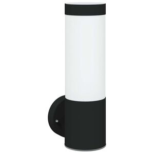 vidaXL Lumină de perete pentru exterior Negru 12 x 8,5 x 27 cm