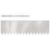 vidaXL Margine pentru gazon 30 pcs Argintiu 100 x 0,05 x 30 cm