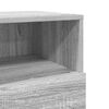 vidaXL Noptiera cu 2 sertare Gri Sonoma 36x36x68 cm
