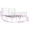 vidaXL Cadru de pat fără saltea, 120x200 cm, lemn masiv pin