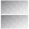 vidaXL Trepte Dreptunghiular 2 pcs Argintiu 80 x 40 cm Aluminiu
