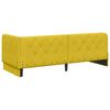vidaXL Cadru de pat colțar cu headboard Galben 80 x 200 cm Catifea