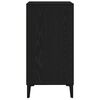 vidaXL Bufet Stejar Negru 57 x 35 x 70 cm Lemn compozit